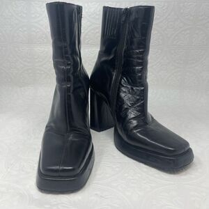 Jeffrey Campbell Black Ankle Boots